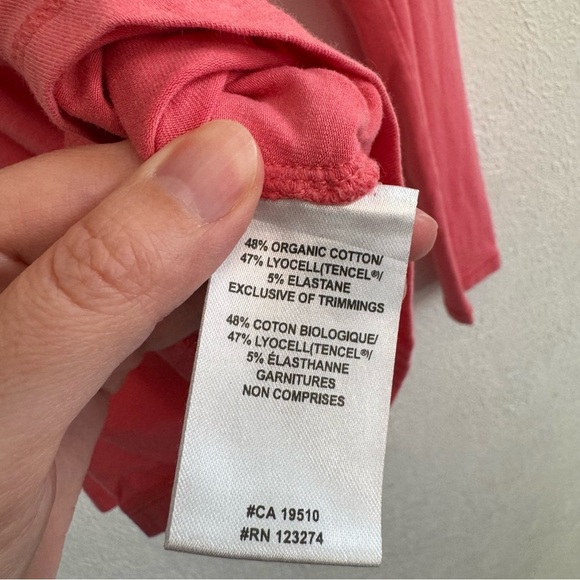 Lole Wrap Style V-neck Long Sleeve Salmon Pink Size Medium - Picture 5 of 7